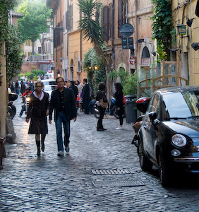 the streets of Rome