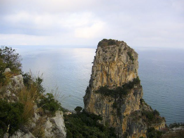Limestone spur above Terracina