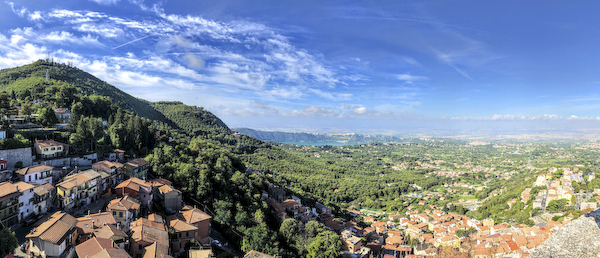 Vista from Rocca di Papa (photo: T. Ellison)