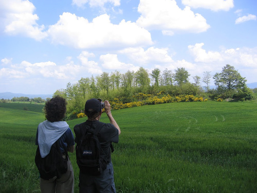 Walking to Bagnoregio