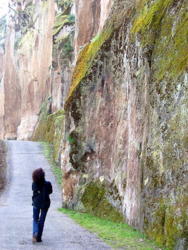 Cliff walk, Orvieto