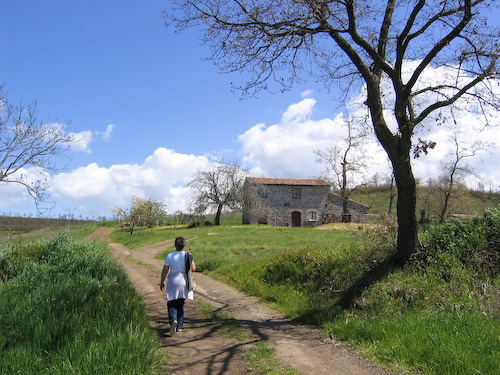 Walking to Bolsena