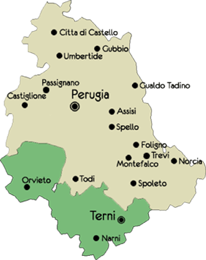 Umbria Map