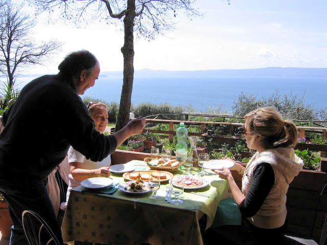 Lunch at Bruno’s, Lake Bolsena