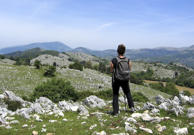 Walking to Bassiano