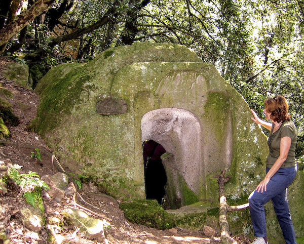 Medieval hermitage above Lake Albano