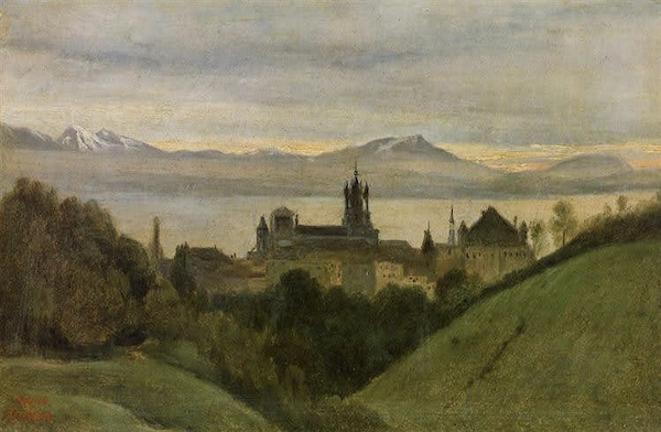 Nemi (Camille Corot, c. 1845)
