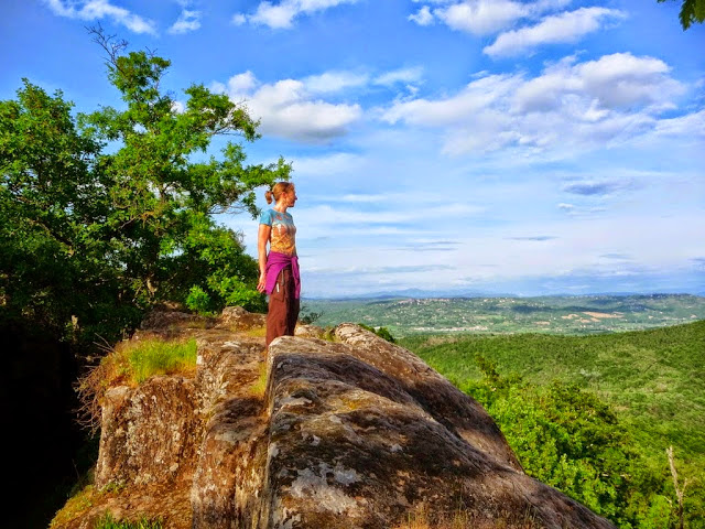 Tiber Valley overlook