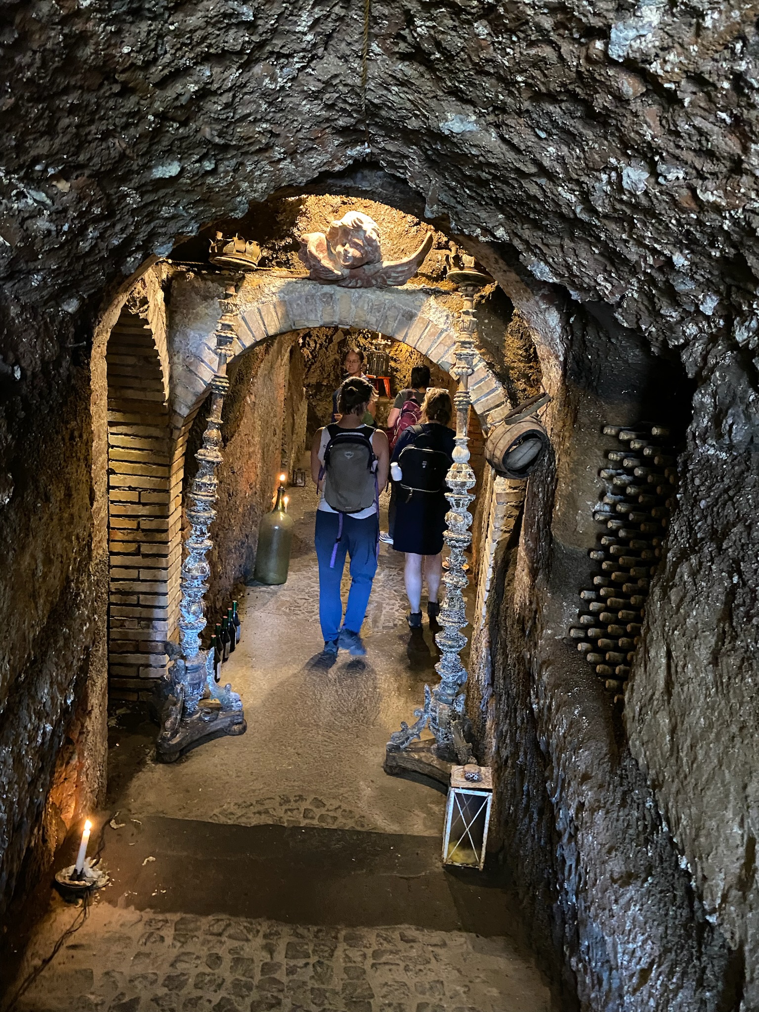 Maria's wine cellar, Nemi
