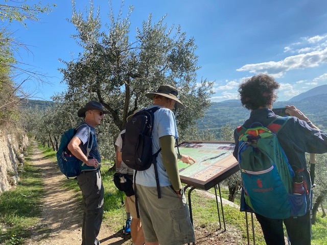 Roman aqueduct walk, Spello