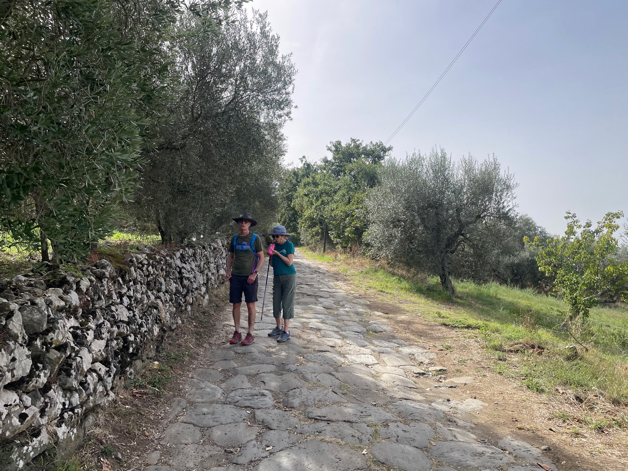 Via Cassia above Lake Bolsena