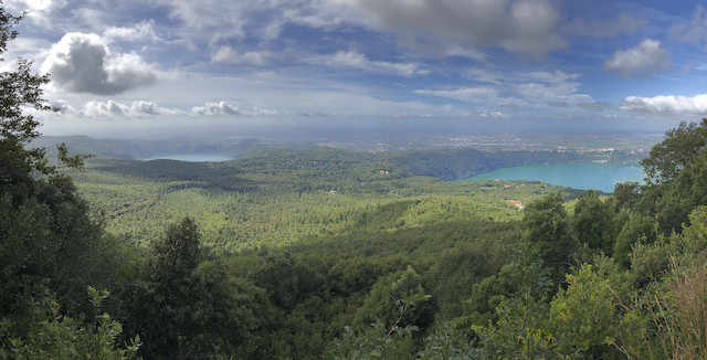 Lakes Nemi and Albano