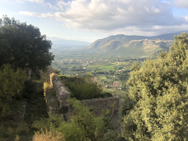 View from Sermoneta