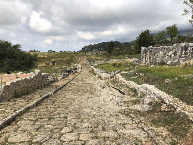 Roman street, Norba