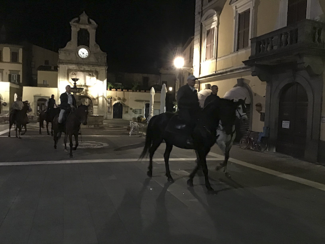 Night ride, Sutri