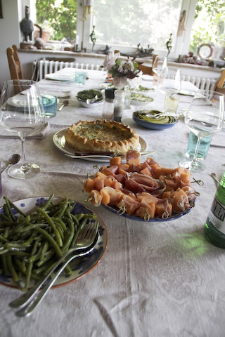 Lunch at Anthea’s house